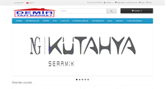 Desktop Screenshot of demiryapimarket.com